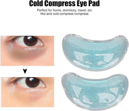 Ice Gel Eye Pack Cooling Hot Cold Compress Gel Eye Pad Reutilizable Para La Hinchazón De Los Ojos Dark Circle