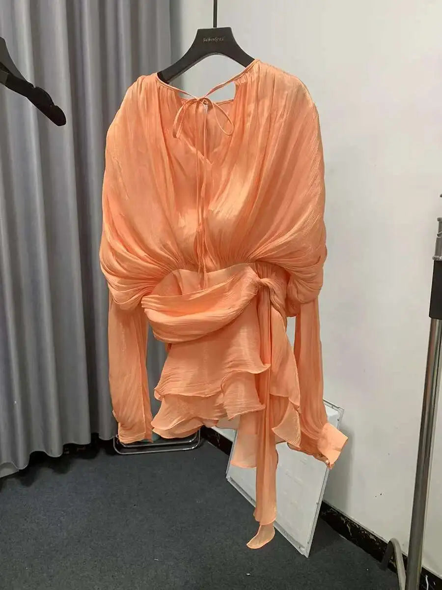 Vestido 'Brisa Dulce' con Escote de Lazo