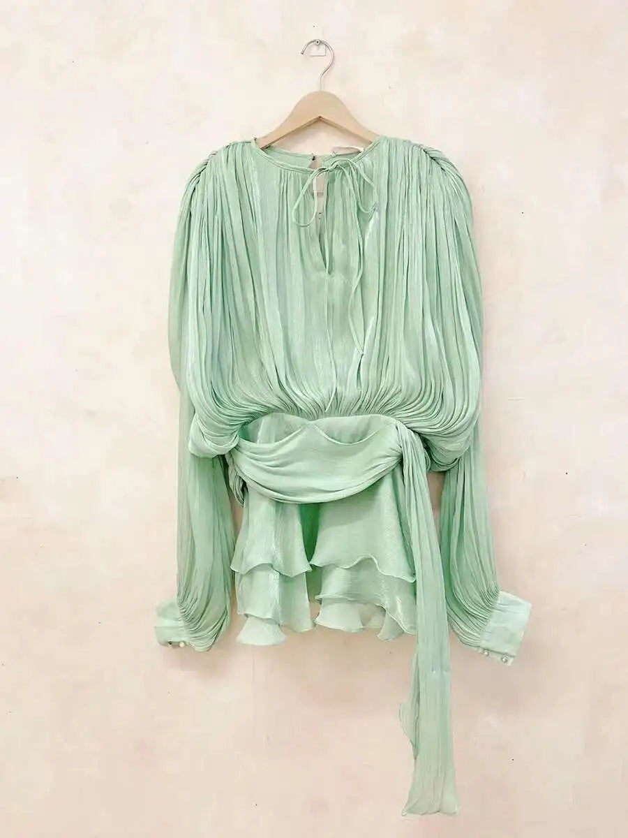 Vestido 'Brisa Dulce' con Escote de Lazo