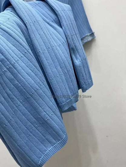 Vestido 'Mosaico' de Punto y Denim