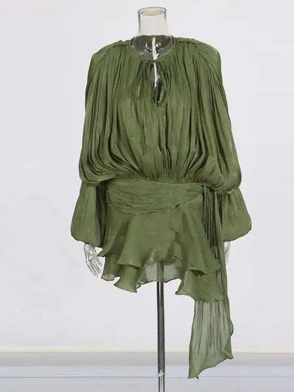 Vestido 'Brisa Dulce' con Escote de Lazo