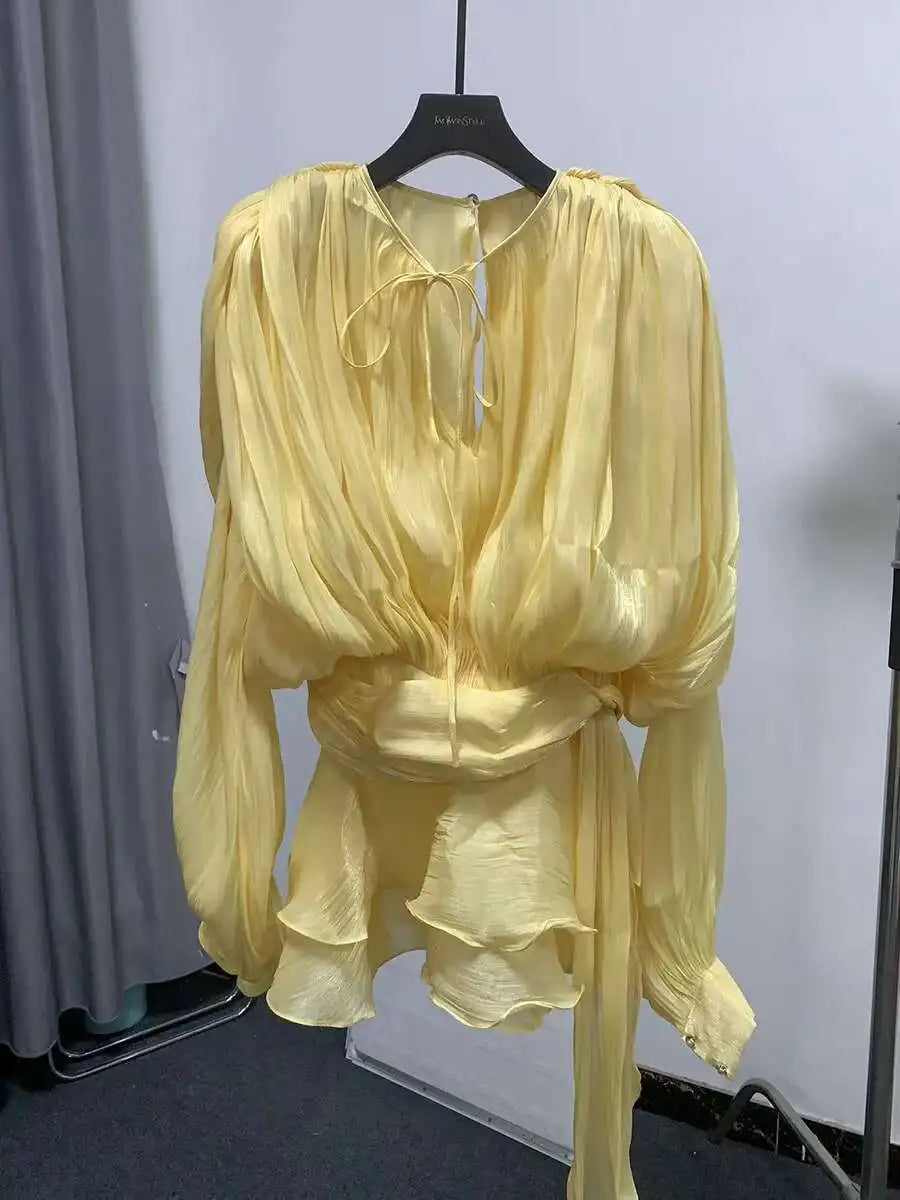 Vestido 'Brisa Dulce' con Escote de Lazo