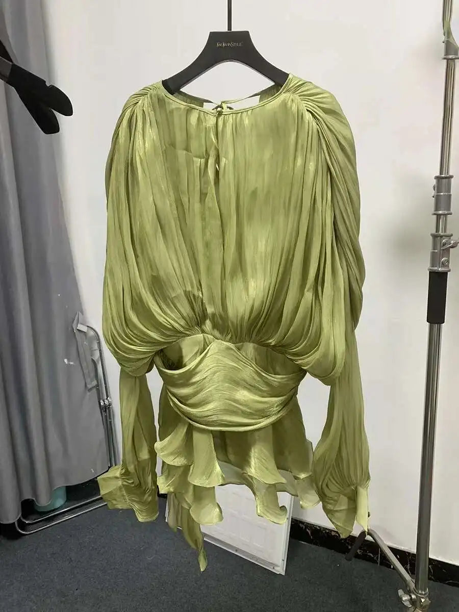 Vestido 'Brisa Dulce' con Escote de Lazo