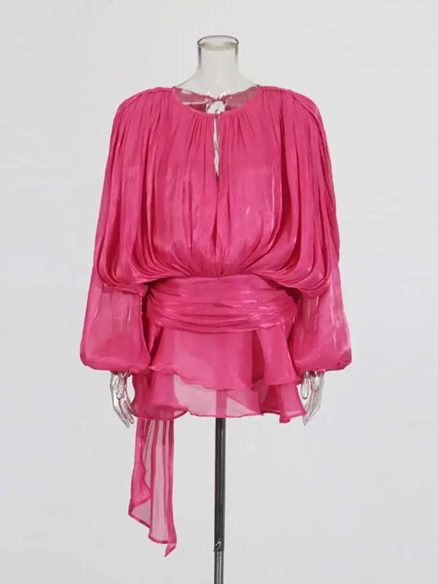 Vestido 'Brisa Dulce' con Escote de Lazo