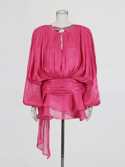 Vestido 'Brisa Dulce' con Escote de Lazo