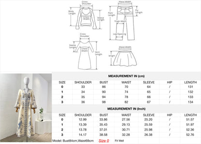 Rochie Midi din In cu Imprimeu cu Păsări